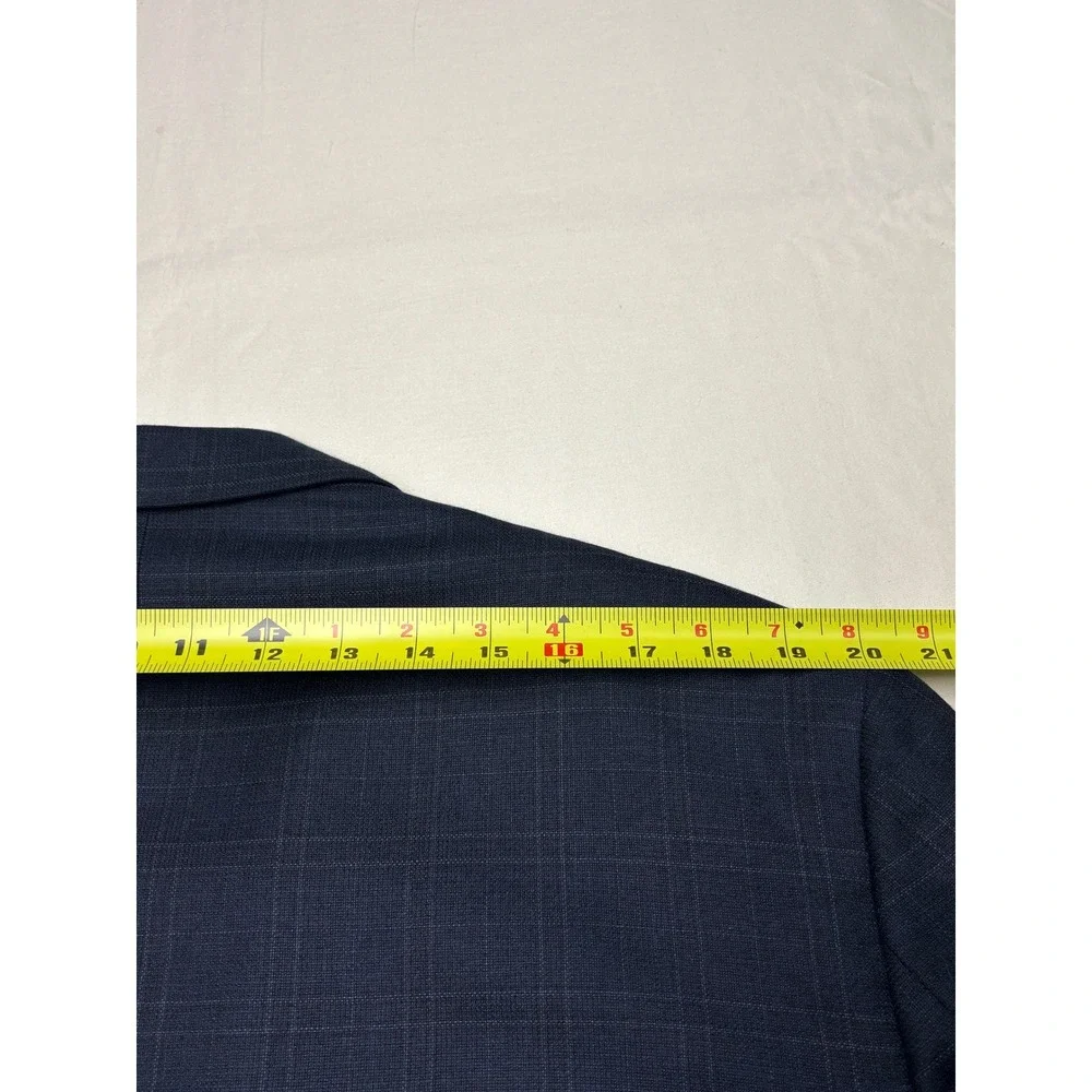 Brooks Brothers 1818 Madison Full Canvas Plaid Ethomas‎ 130 's Wool Blazer 46R